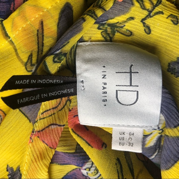 HD in Paris ANTHROPOLOGIE Ruffled Sleeveless sz XS - Picture 6 of 7